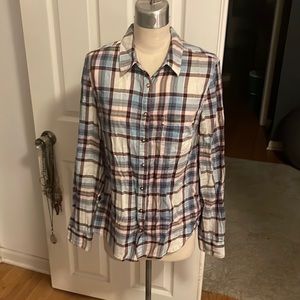 Plaid blouse